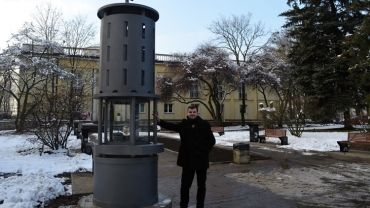 W Chwałowicach postawiono 3-metrowe lampki górnicze!